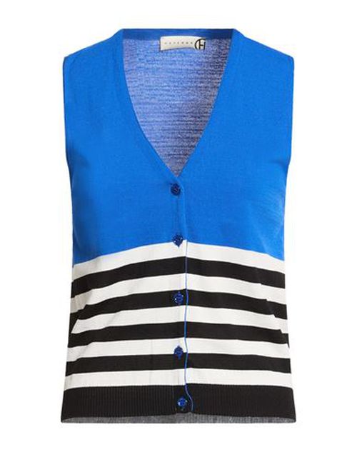 Woman Cardigan Bright blue Size ONESIZE Viscose, Polyamide