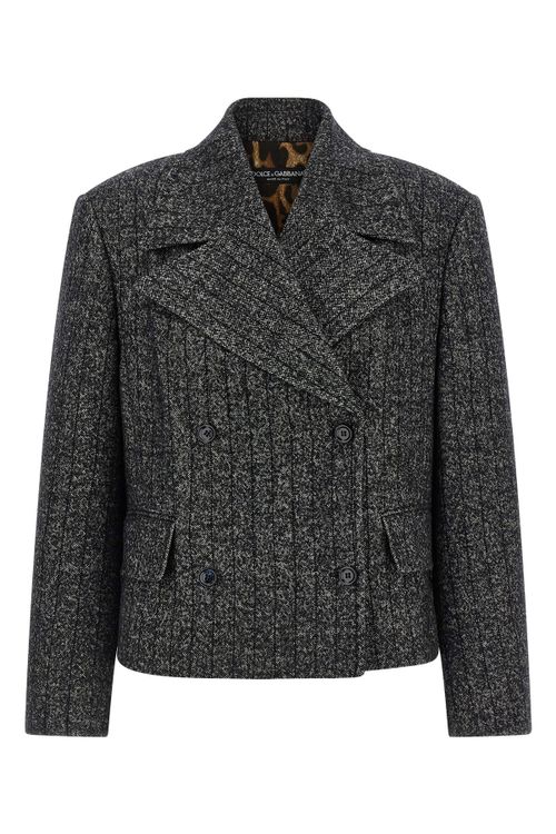 Striped Wool Blazer