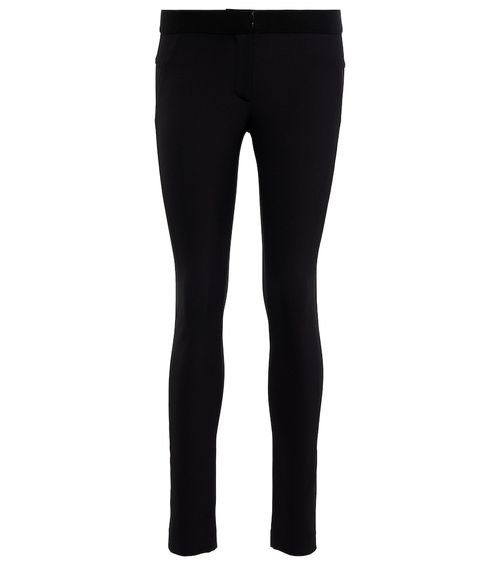 Scuba nylon-blend leggings