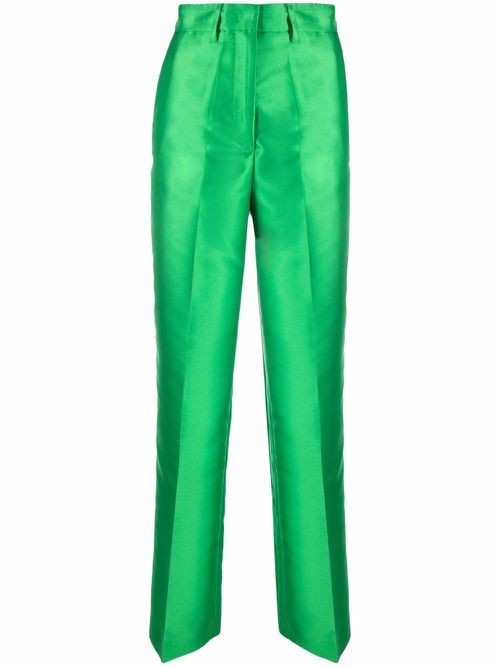 Pareskia straight-leg trousers - Green