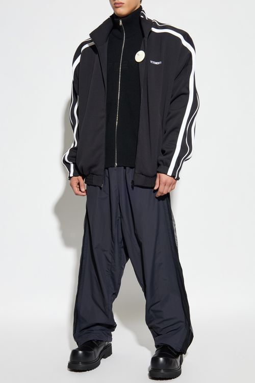 Cardigan With A Zipper, Men's, Black