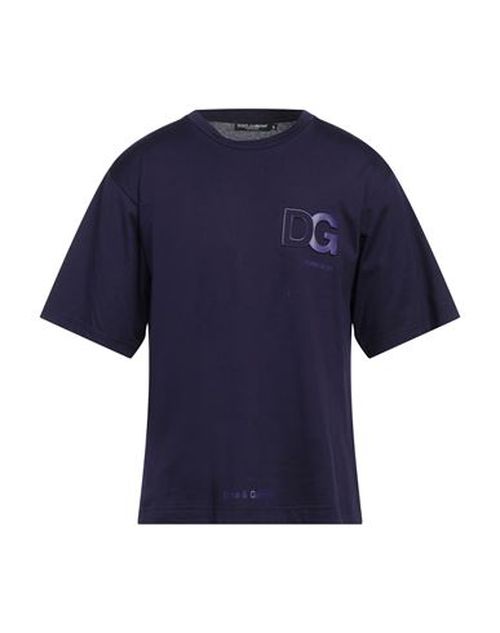 Man T-shirt Dark purple