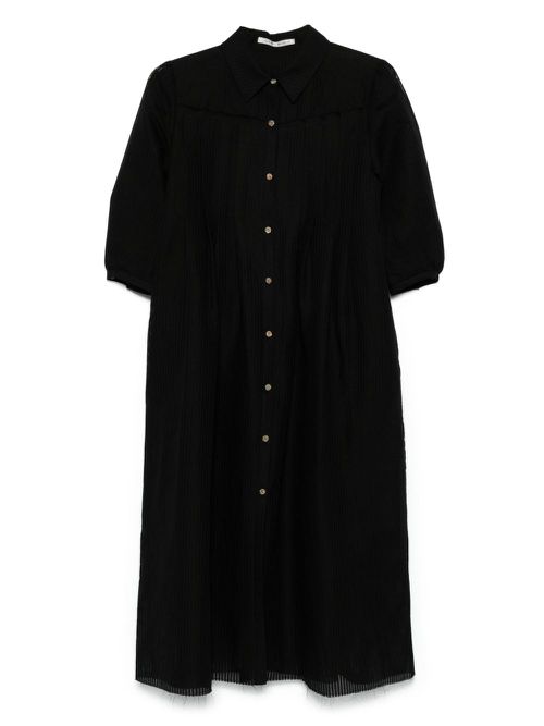 Individual Sentiments striped midi dress - Black