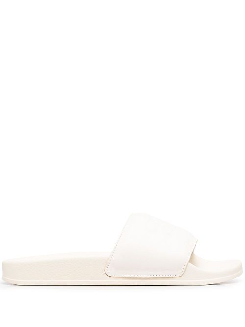 Tonal logo debossed slides - Neutrals