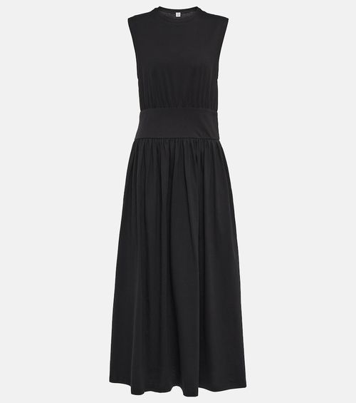 Cotton midi dress