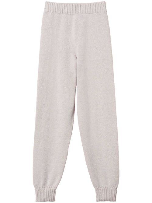 Knitted track pants - Neutrals