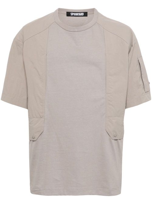 Short-sleeve cotton T-shirt - Grey
