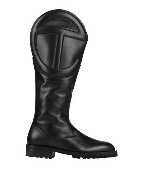 Woman Boot Black Size 7 Leather