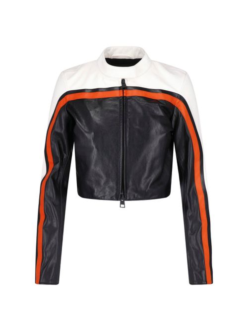 Women's Multimaterial Cowhide Jacket