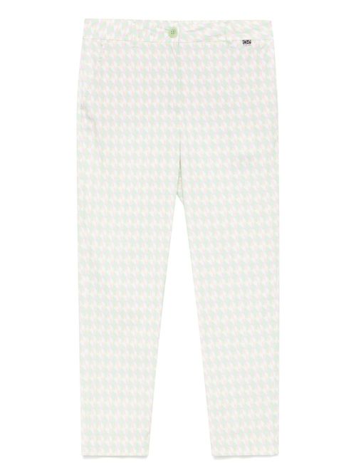 MARCCAIN geometric-print trousers - White