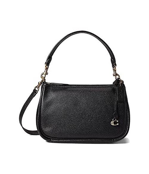 Coach Soft Pebble Leather Cary Crossbody, Black, One Size
