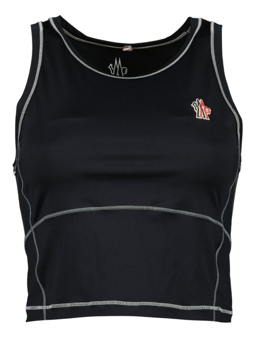 Moncler Grenoble logo tank top - Black