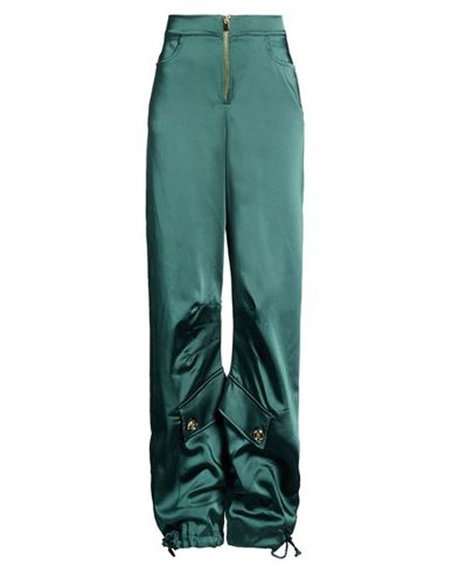 Woman Pants Deep teal Size M Polyester, Elastane