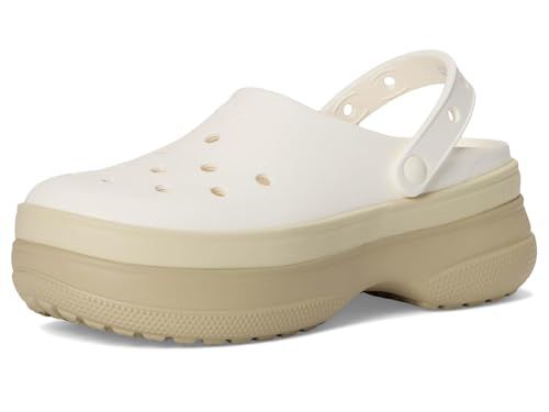 Crocs Unisex Classic Stacked Clogs Platform Platform Mocha Men