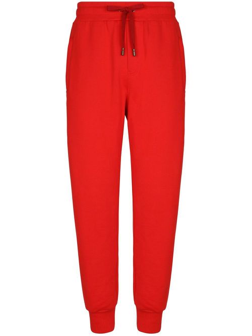 Drawstring tapered-leg sweatpants