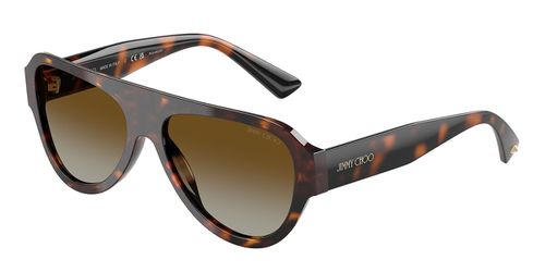 Jimmy Choo JC5027 Polarized 5002T5 Women’s Sunglasses Tortoiseshell Size 55