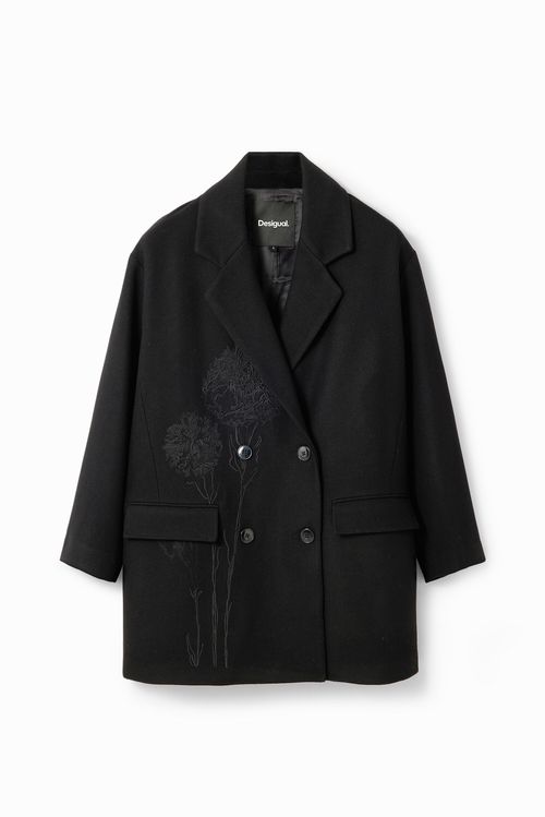 M. Christian Lacroix double-breasted wool coat