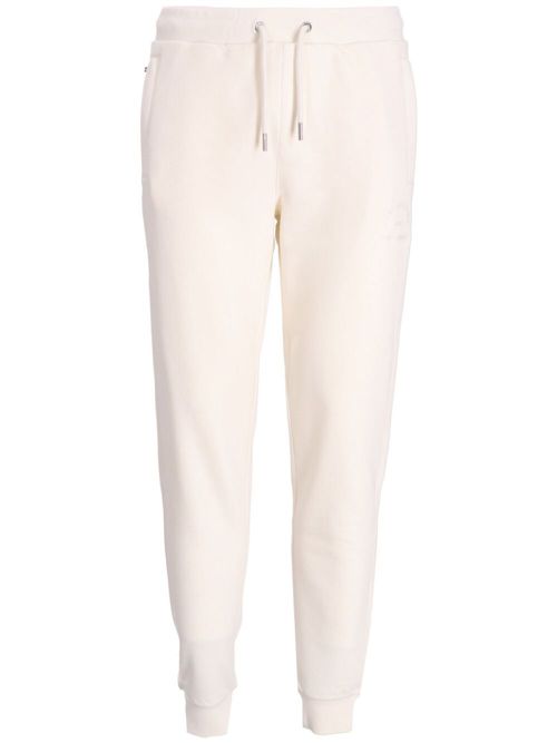 Tapered track pants - White