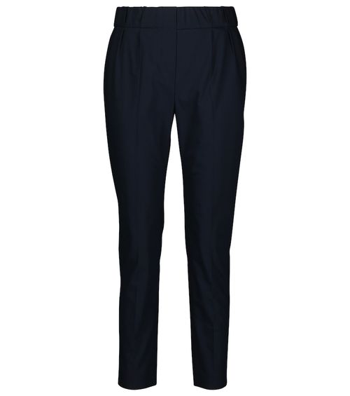 Brunello Cucinelli Cotton-blend tapered pants