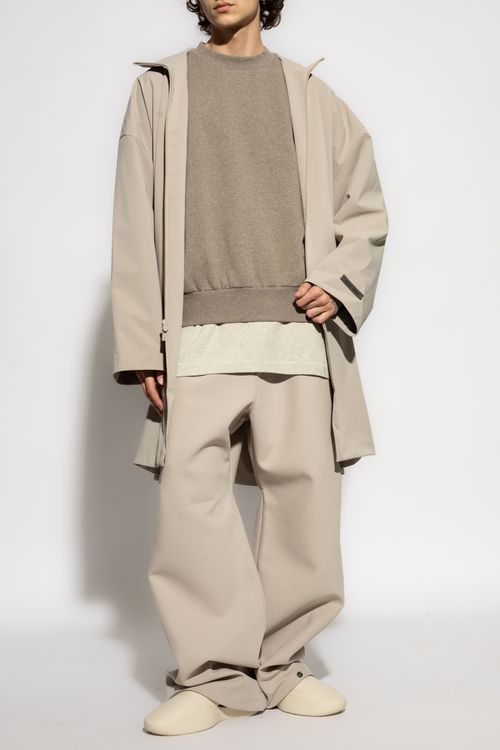 Oversize Coat, Men's, Beige