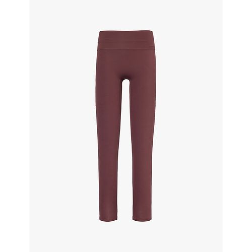 Womens Burgundy Reg Ultimate High-rise Stretch-jersey Leggings