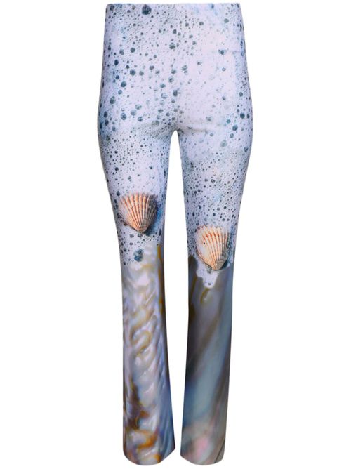 Sea Foam straight trousers - White