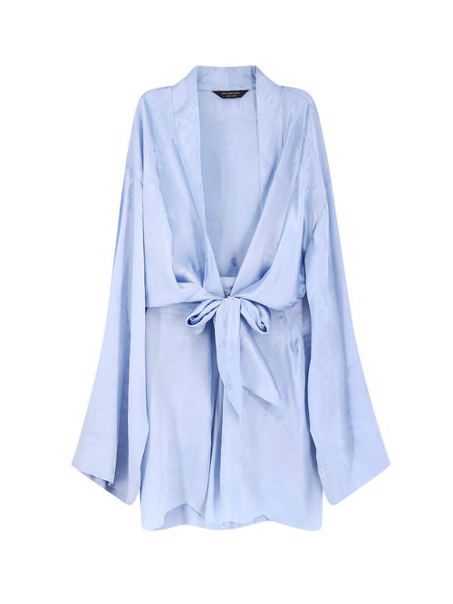 Wrap Silk Mini Dress