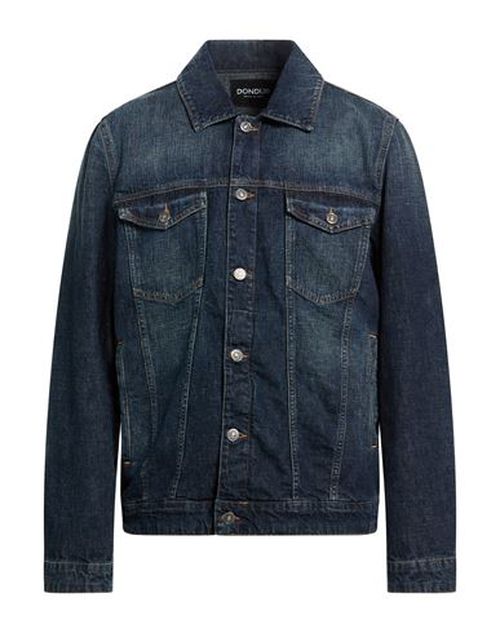 Man Denim outerwear Blue Size 42 Cotton