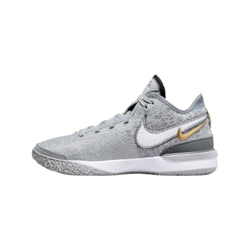 NIKE Lebron NXXT Gen Basketball Shoes (DR8784-004,Wolf Grey/White-Iron Grey-Black)