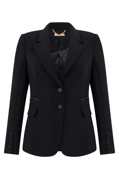 Single-Breasted Tailored Blazer for Women