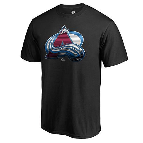 Men's Fanatics Colorado Avalanche Black Midnight Mascot T-Shirt - Size Large
