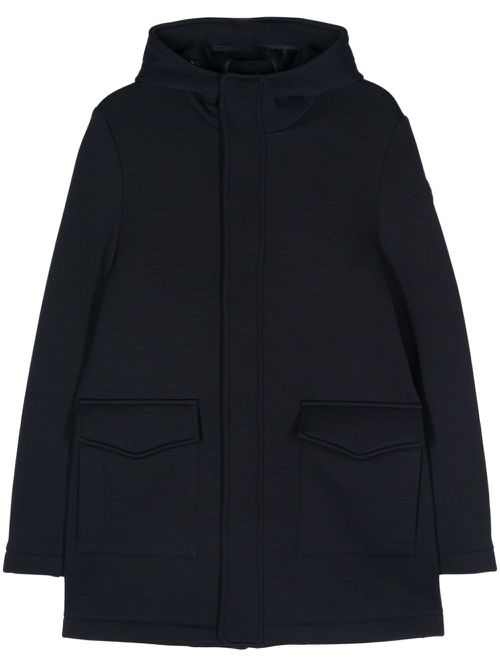 Honeycomb-effect coat - Blue
