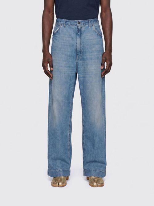Pants Men color Blue