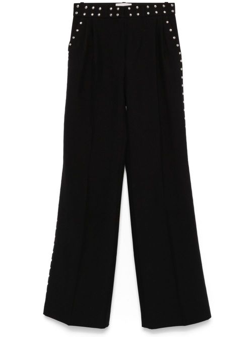 Studded tailored trousers - Black