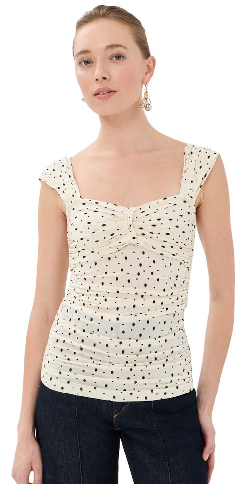 Gemina Top Ecru/Black