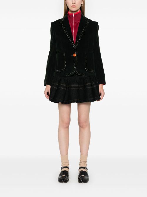 Corduroy blazer - Green