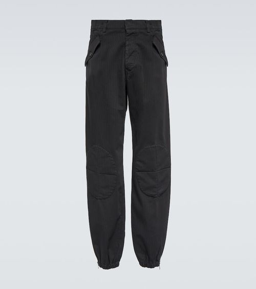 Knee-pads cotton pants