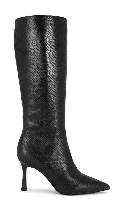 BLACK SUEDE STUDIO Draya 80 Boot in Brown. 39. Also
