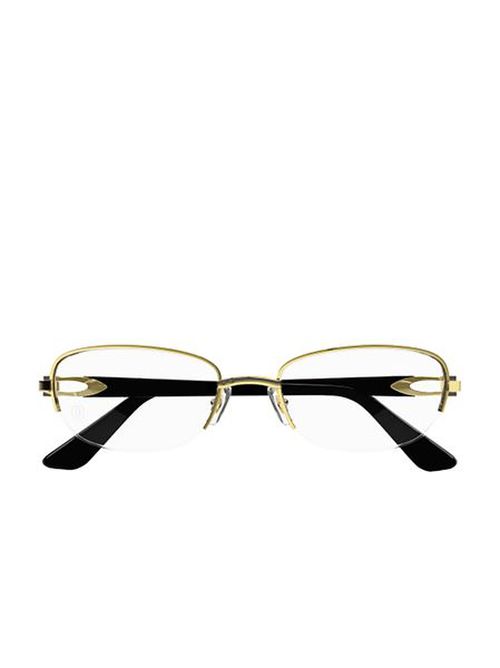 Cartier Oval Halbrandlose Brille
