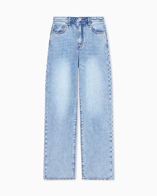 Relaxed Fit Jeans in Lyocell Denim
