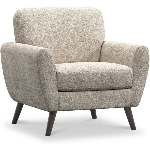 Dulcie Boucle Armchair for Living Room | Linen | Roseland