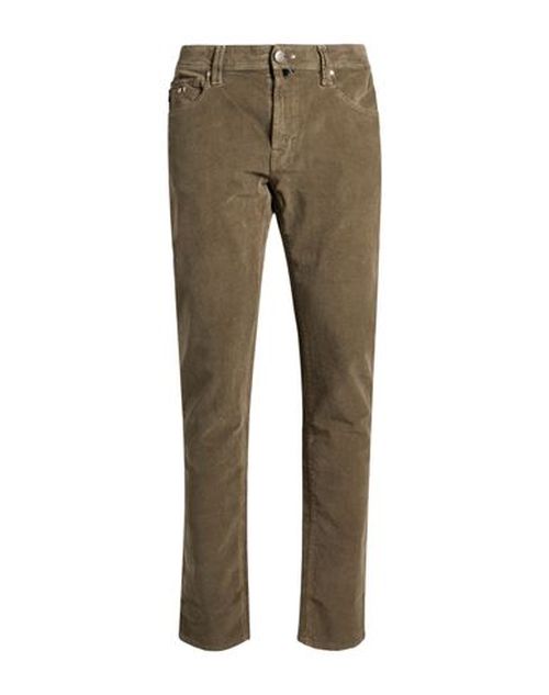Man Pants Military green Size 32 Cotton, Elastane