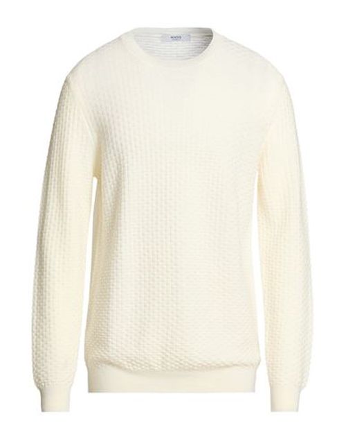 Man Sweater Ivory Size 46 Merino Wool