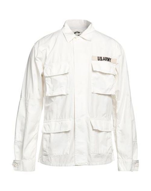 Man Jacket White Size L Cotton