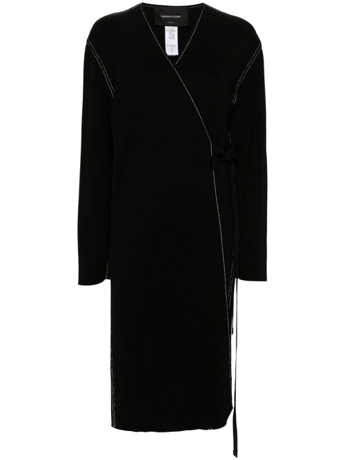 Merino wool coat - 825 BLACK