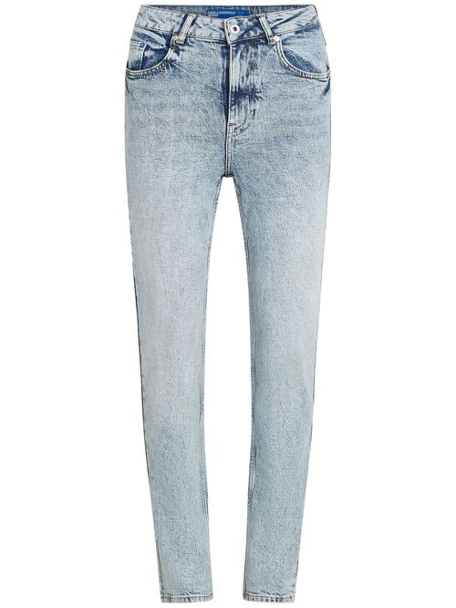 High-rise tapered jeans - Blue