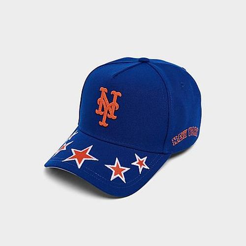 New York Mets MLB Shining Stars Pro Crown Snapback Hat in Royal/Orange