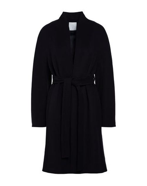 Woman Coat Navy Size 0 Wool, Cashmere