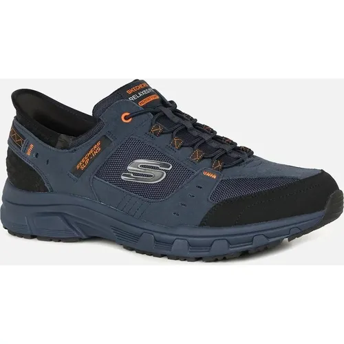 Skechers Men's Oak Canyon Slip In Mens Trainers - Navy