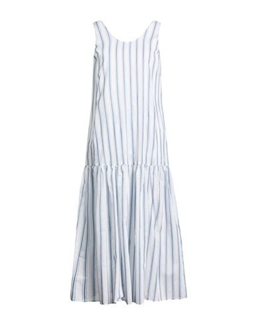 Woman Maxi dress Light blue Size 6 Cotton, Polyamide, Elastane